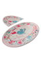 Mijölnir Bemol Oval Juego de alfombrillas de baño Multicolor